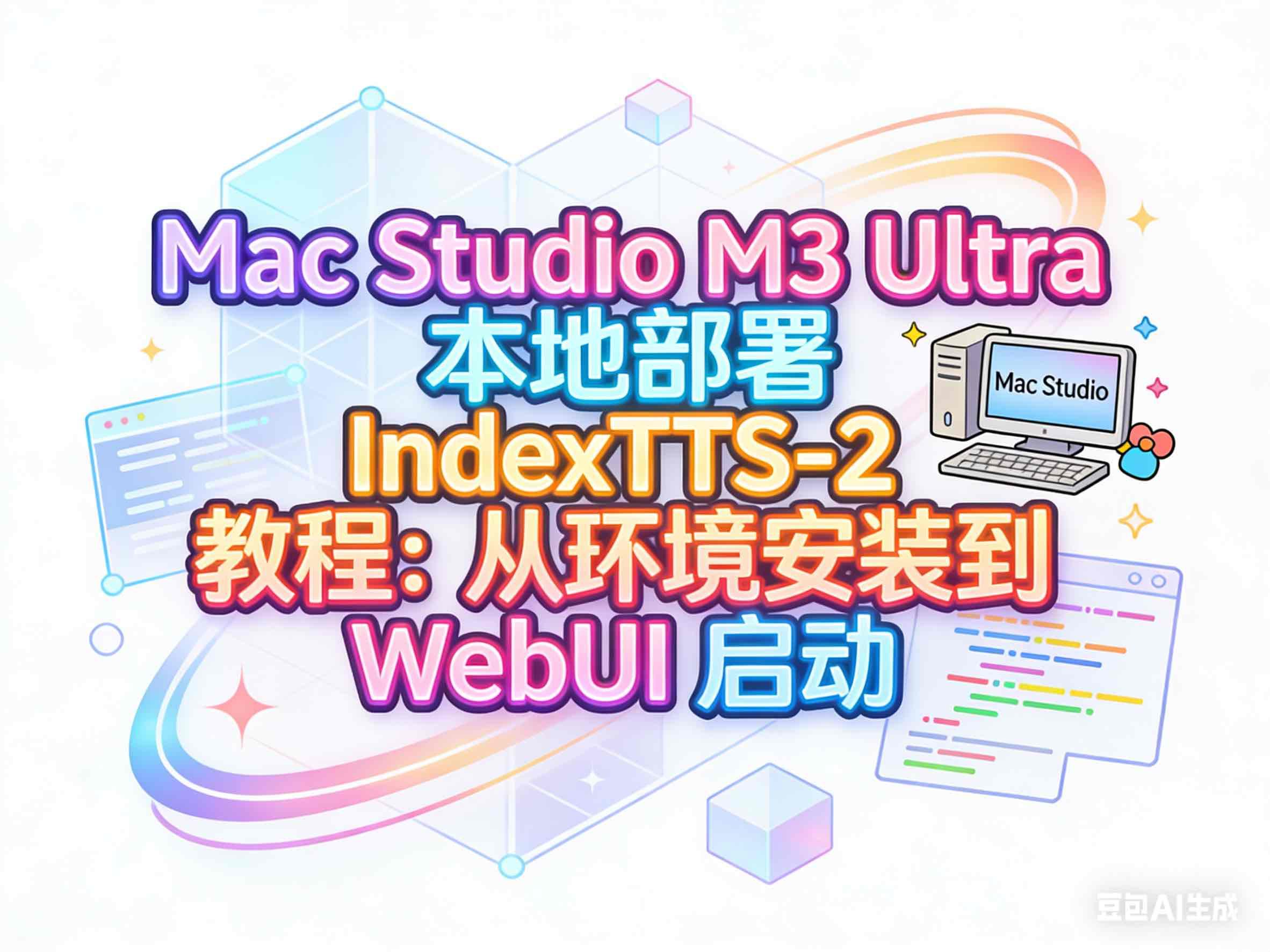Mac Studio本地部署 IndexTTS-2 教程：从环境安装到 WebUI 启动